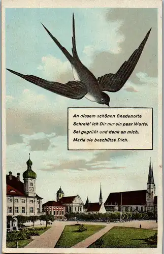21605 - Deutschland - Altötting , Gnadenort , Schwalbe , Feldpost - gelaufen 1941