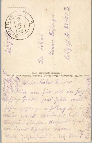 21605 - Deutschland - Altötting , Gnadenort , Schwalbe , Feldpost - gelaufen 1941