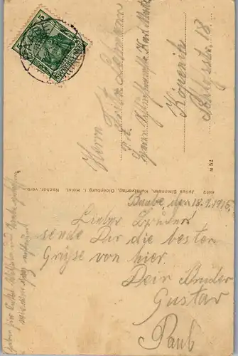 21610 - Deutschland - Insel Rügen , Stubbenkammer , Königsstuhl - gelaufen 1916