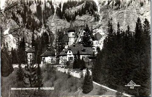 21624 - Steiermark - Eisenerz , Schloss Leopoldstein - gelaufen 1960