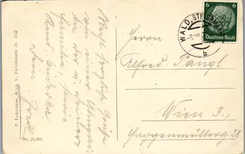 21636 - Steiermark - Gesäuse , Treffneralm , Reichenstein - gelaufen 1922