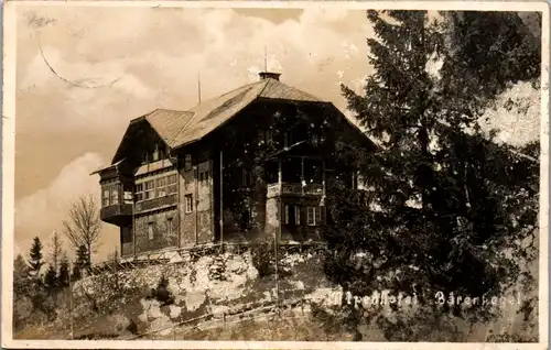 21642 - Steiermark - Mürzzuschlag , Alpenhotel Bärenkogel - gelaufen 1935
