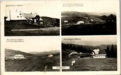 21646 - Steiermark - Maria Lankowitz , Gaberl , Stubalpe , Gaberlhaus , Altes Almhaus , Amering , Brandkogel , Gleinalpe , Salzstiegl - gelaufen 1930