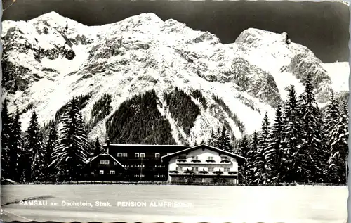 21649 - Steiermark - Ramsau am Dachstein , Pension Almfrieden - gelaufen 1971