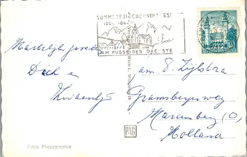 21649 - Steiermark - Ramsau am Dachstein , Pension Almfrieden - gelaufen 1971