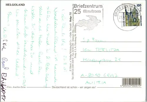 21654 - Deutschland - Helgoland - gelaufen 2002