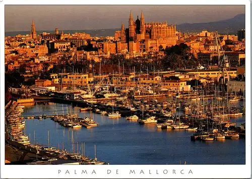 21656 - Spanien - Palma de Mallorca , Hafen - gelaufen 2004