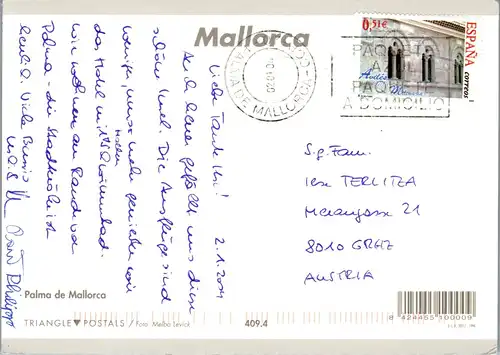 21656 - Spanien - Palma de Mallorca , Hafen - gelaufen 2004