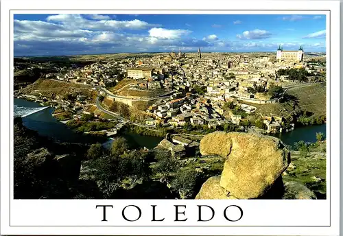 21657 - Spanien - Toledo , Panorama - gelaufen 2003