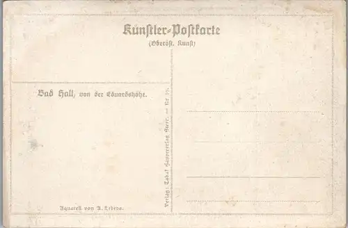 21671 - Künstlerkarte - Bad Hall , Eduardshöhe , signiert Alois Lebeda - nicht gelaufen