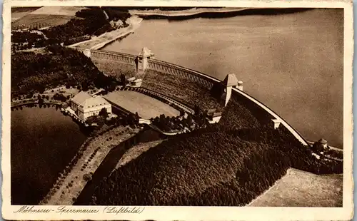 21682 - Deutschland - Möhnesee , Sperrmauer , Möhnetalsperre - gelaufen