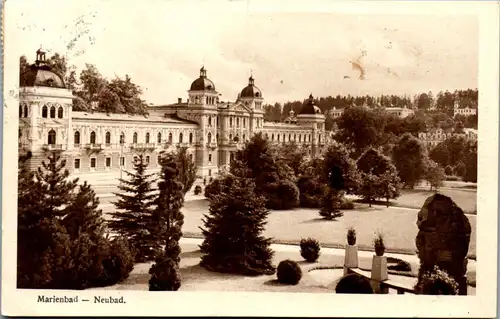 21714 - Tschechische Republik - Marienbad , Neubad - gelaufen 1913