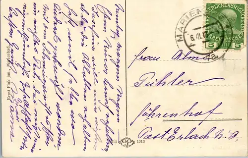 21714 - Tschechische Republik - Marienbad , Neubad - gelaufen 1913