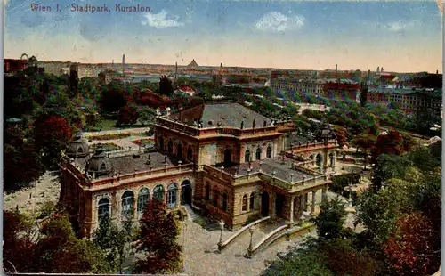 21722 - Wien - Stadtpark , Kursalon - gelaufen 1943