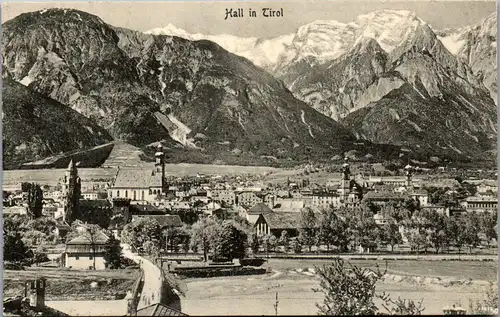 21723 - Tirol - Hall in Tirol - nicht gelaufen 1918