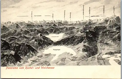 21725 - Deutschland - Kochelsee , Walchensee , Wetterstein , Karwendel - nicht gelaufen