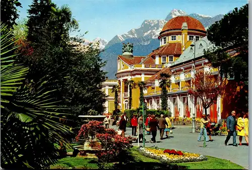 21733 - Italien - Meran , Passeggiata e Casino , Promenade mit Kurhaus - nicht gelaufen