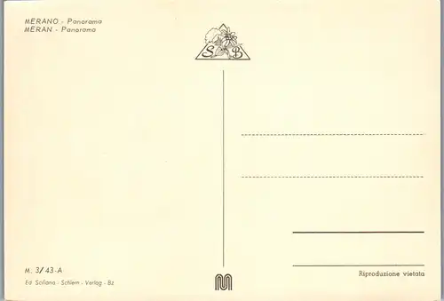 21734 - Italien - Meran , Grüße aus , Panorama - nicht gelaufen