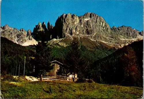 21764 - Italien - Dolomiti , Il Catinaccio , Der Rosengarten - gelaufen 1981