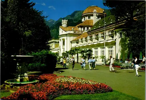 21774 - Italien - Meran , Kurhaus und Promenade - nicht gelaufen