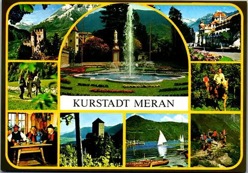 21779 - Italien - Kurstadt Meran , Mehrbildkarte - nicht gelaufen