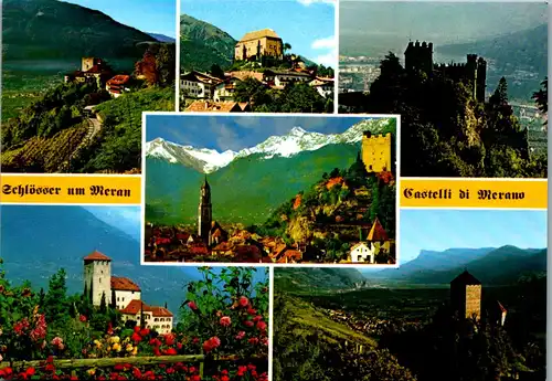 21787 - Italien - Meran , Schlösser , Castelli - nicht gelaufen