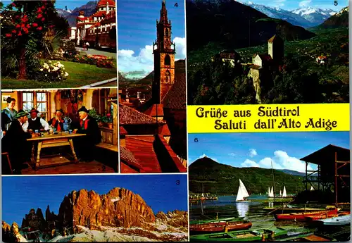 21790 - Italien - Alto Adige , Mehrbildkarte - nicht gelaufen