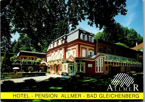 21820 - Steiermark - Bad Gleichenberg , Hotel Pension Allmer - gelaufen 1991