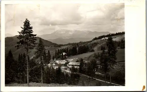 21856 - Steiermark - Krieglach , Alpl , Gasthof Bruggraber , Roseggers Waldheimat - gelaufen 1955