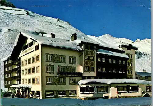 21867 - Vorarlberg - Zürs am Arlberg , Central Sporthotel Edelweiss , Fam. Strolz - gelaufen 1982