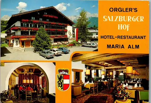 21882 - Salzburg - Maria Alm , Orgler's Salzburger Hof , Hotel Restaurant - nicht gelaufen