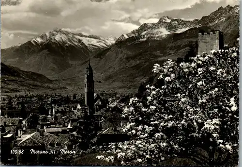 21956 - Italien - Meran , Panorama - nicht gelaufen