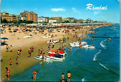 21960 - Italien - Rimini , Panorama di Spiaggia - nicht gelaufen
