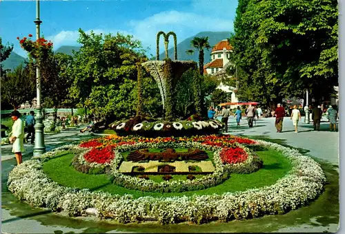 21966 - Italien - Meran , Giardini , Garten - gelaufen 1976