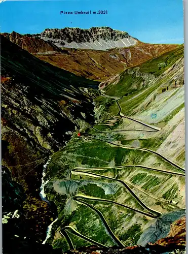 21972 - Italien - Spondalunga , Passo dello Stelvio , Stilfserjoch , Pizzo Umbrail - nicht gelaufen