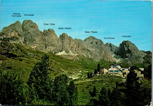 21975 - Italien - Rifugio Firenze , Fermeda , Gran Odla , Sass Rigais , Torkofel , Regensburgerhütte - gelaufen 1981