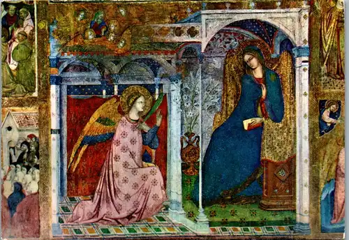 21979 - Italien - Assisi , Basilica Patriarcale de S. Maria Degli Angeli , L' Annunciazione - nicht gelaufen