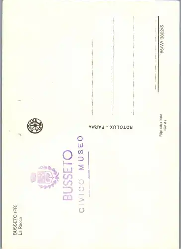 21983 - Italien - Busseto , La Rocca - nicht gelaufen