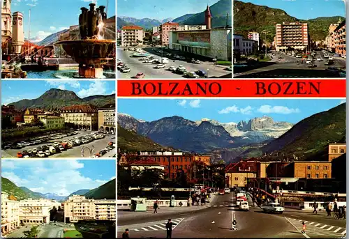 21984 - Italien - Bozen , Bolzano , Mehrbildkarte - gelaufen 1972