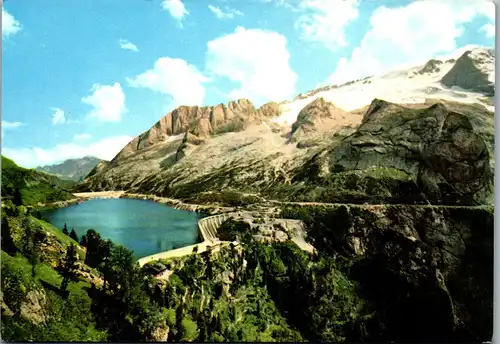 22025 - Italien - Lago di Fedaia , La Marmolada , Stausee , Staumauer , Sperre - nicht gelaufen