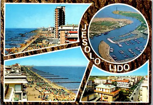 22027 - Italien - Jesolo Lido , Mehrbildkarte  - gelaufen 1985