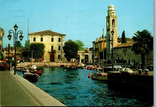 22036 - Italien - Lazise , Lago di Garda , Gardasee , Hafen - gelaufen 1985