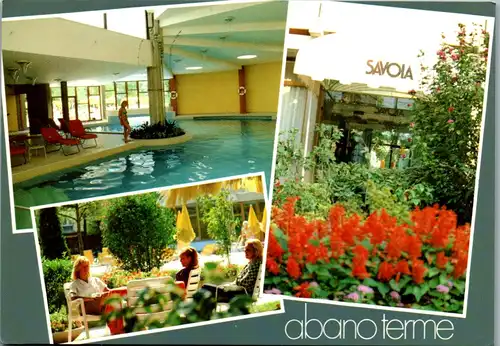 22038 - Italien - Abano Terme , Hotel Savoia - gelaufen 1985