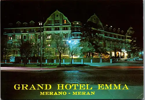 22040 - Italien - Meran , Grand Hotel Emma - gelaufen 1988