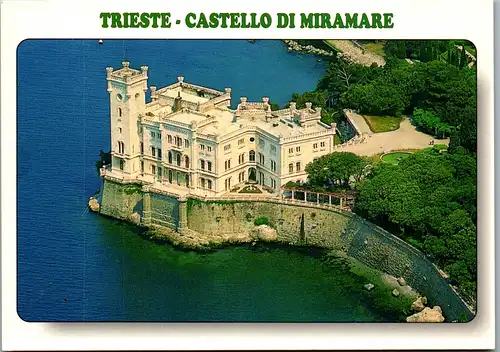 22059 - Italien - Triest , Castello Di Miramare - gelaufen 2002