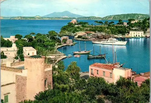 22065 - Italien - Ischia , Entrata del Porto , Hafeneingang - gelaufen 1977