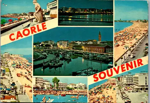 22066 - Italien - Caorle , Mehrbildkarte - gelaufen