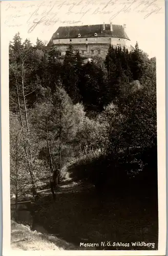 22099 - Niederösterreich - Messern , Schloß Wildberg - gelaufen 1923