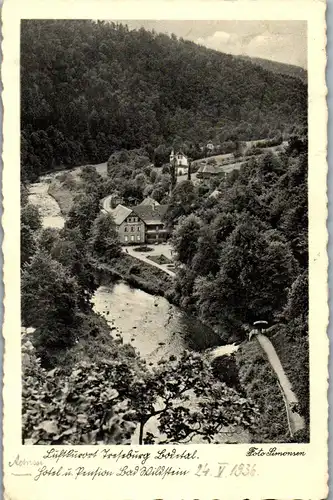22116 - Deutschland - Treseburg , Oberdorf im Harz , Hotel u. Pension Bad Wildstein - gelaufen 1936