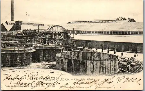 22118 - Südafrika - Johannesburg , Robinson G. M. Co. , Cyanide Works - gelaufen 1904